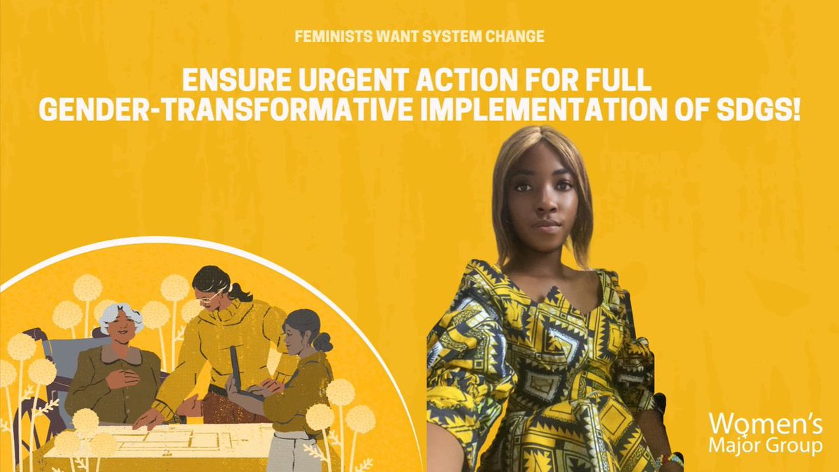 #HLPF2023 
#WomenWantSystemChange