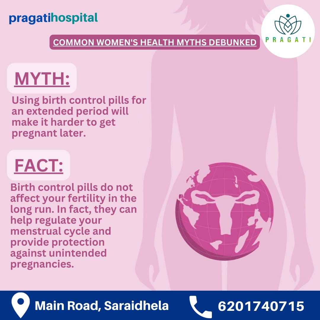 pragatihospital's tweet photo. Experts agree that birth control pills do not cause any long-term fertility issues. In fact, these pills work by temporarily preventing ovulation and altering the cervical mucus, creating a barrier to pregnancy.

#pragatihospital
#mythbuster #milodoctor https://t.co/z9e8Ek6GAe