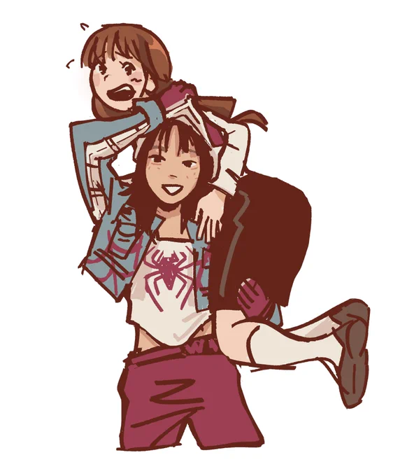 spider-yves and chuu (don't ask) #loonafanart #loonathefanart #chuuves
