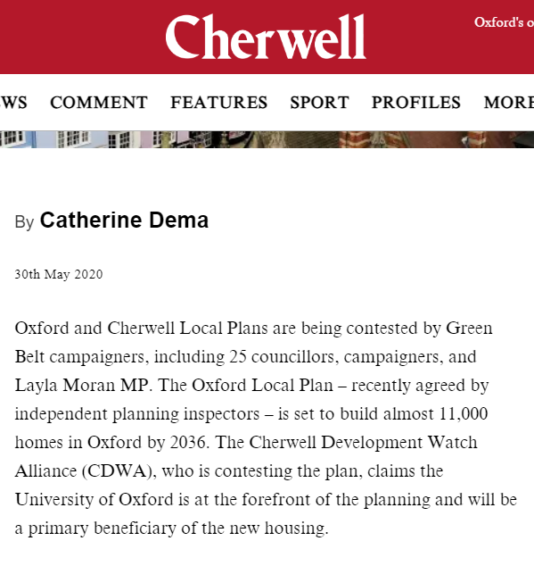 CharlotteCGill's tweet photo. 8. In July 2020 @LaylaMoran was sad when the Government ended free movement and bemoaned a "hostile environment".

Only two months earlier Layla and other campaigners contested a plan for almost 11,000 new homes in Oxford by 2036.

What's more hostile than no homes? https://t.co/FKHxQhPGRw