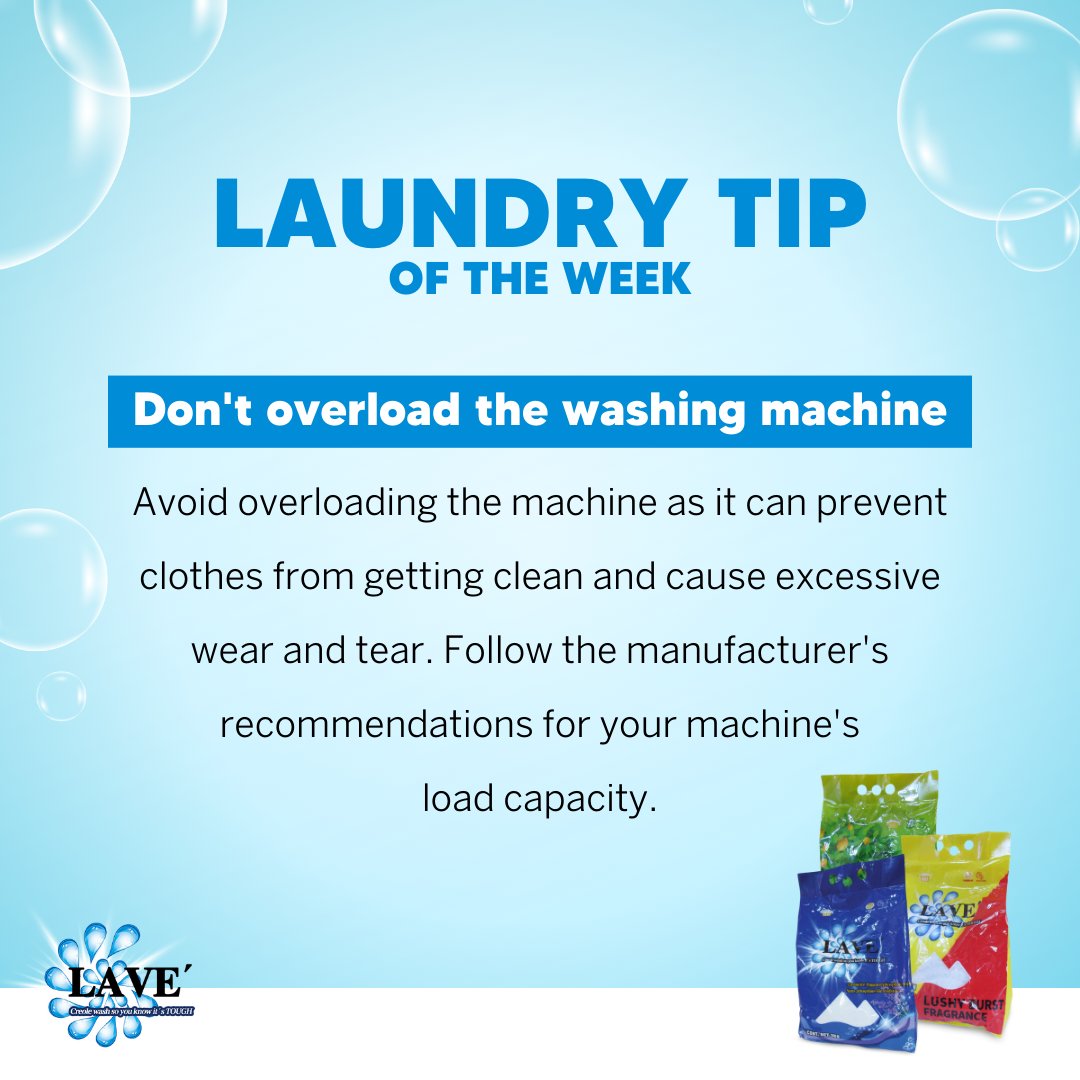 Overloading your machine can do more harm than good! 😮
—-
#cleanlaundry #laundryday #freshclothes #detergentpower #toughonstains #laundryessentials #brightcolors #scentedclean #whitewhites #laundryroutine #laundrylove #cleansheets #laundrytime #washday #stainremoval