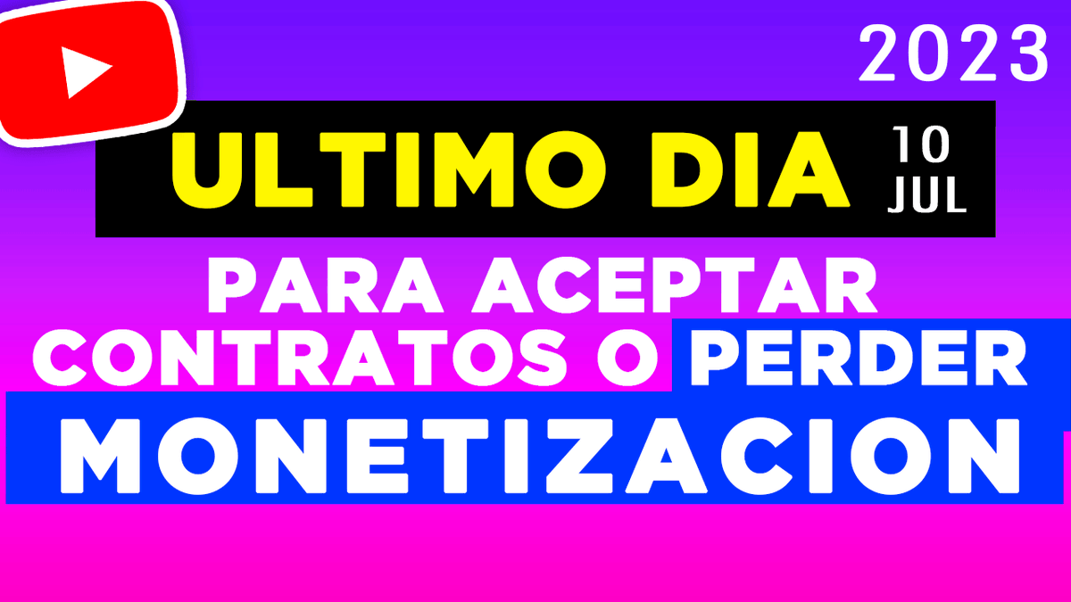 AlertaCreadores's tweet photo. #Youtubers Llego el día señalado por Youtube desde inicios de este año, el perder la monetizacion por no aceptar los nuevos contratos hasta el 10 de julio, todo en el siguiente vídeo ➡ https://t.co/T6ES3ZRy41
#Youtube #monetizar #ganardinero #partnet #desmonetizar https://t.co/xxWh8VluNG