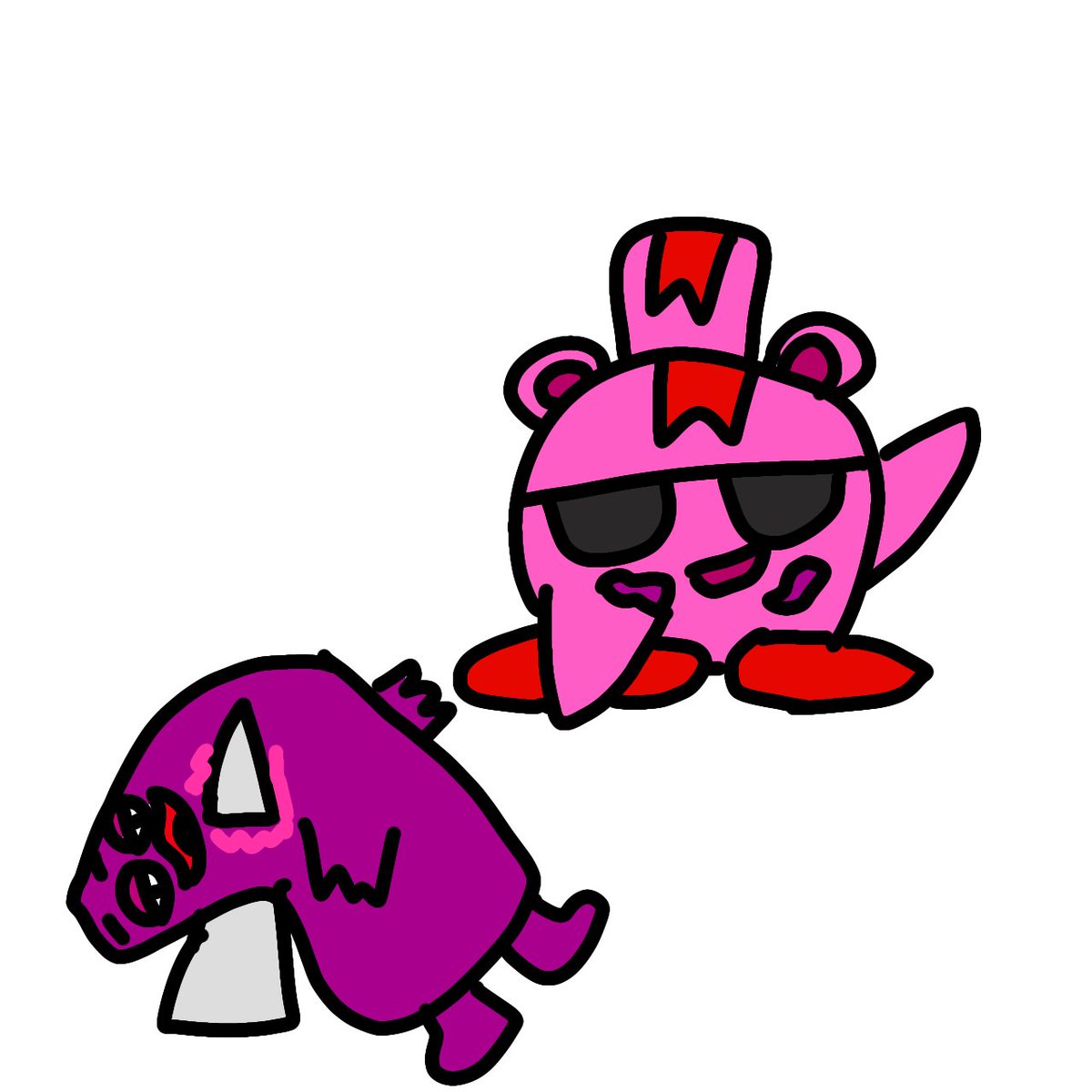 Ranger7D's tweet photo. @TalesOfTanorio #talesoftanorio happy birthday grimace https://t.co/efGFJEahv5