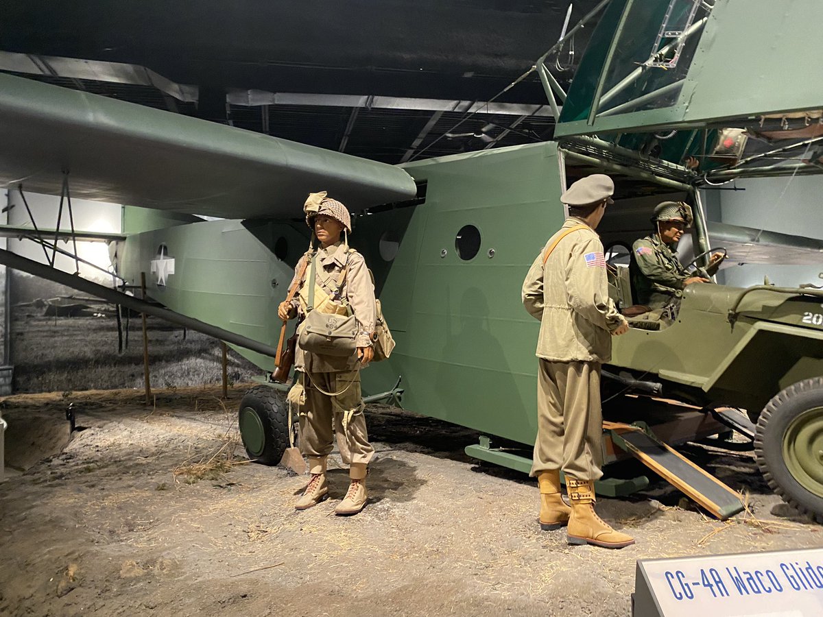 CG-4A Waco Gliders transported 15 soldiers or a jeep to combat zones. #STARwardSTEM @ASOMF @CumberlandCoSch @DoDstem