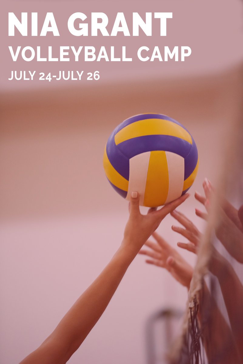 SPIREACAD's tweet photo. In 2 weeks, SPIRE will be hosting the Nia Grant Volleyball Camp! 🏐

Register here⬇️
https://t.co/TSLs8RkP7B

#SPIRE #volleyball #vbcamp https://t.co/WZS2MxE0i8