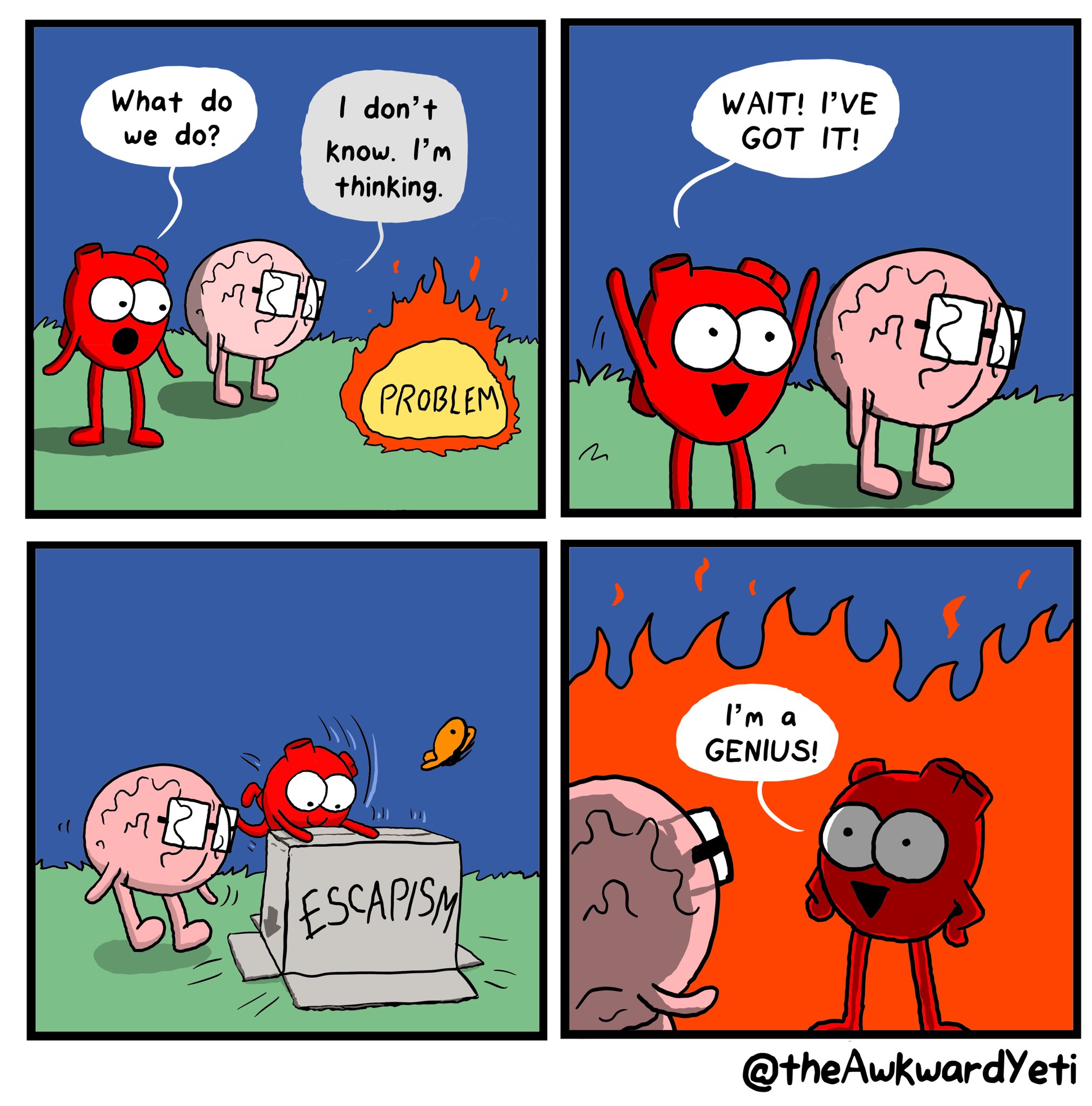 the Awkward Yeti (Nick Seluk) on Twitter "Brilliant! Tap the link in