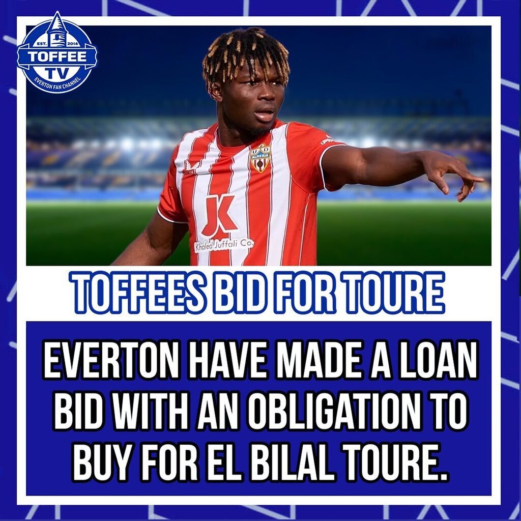 𝐓𝐎𝐅𝐅𝐄𝐄 𝐓𝐕 on Twitter "Everton have made a loan bid with an obligation