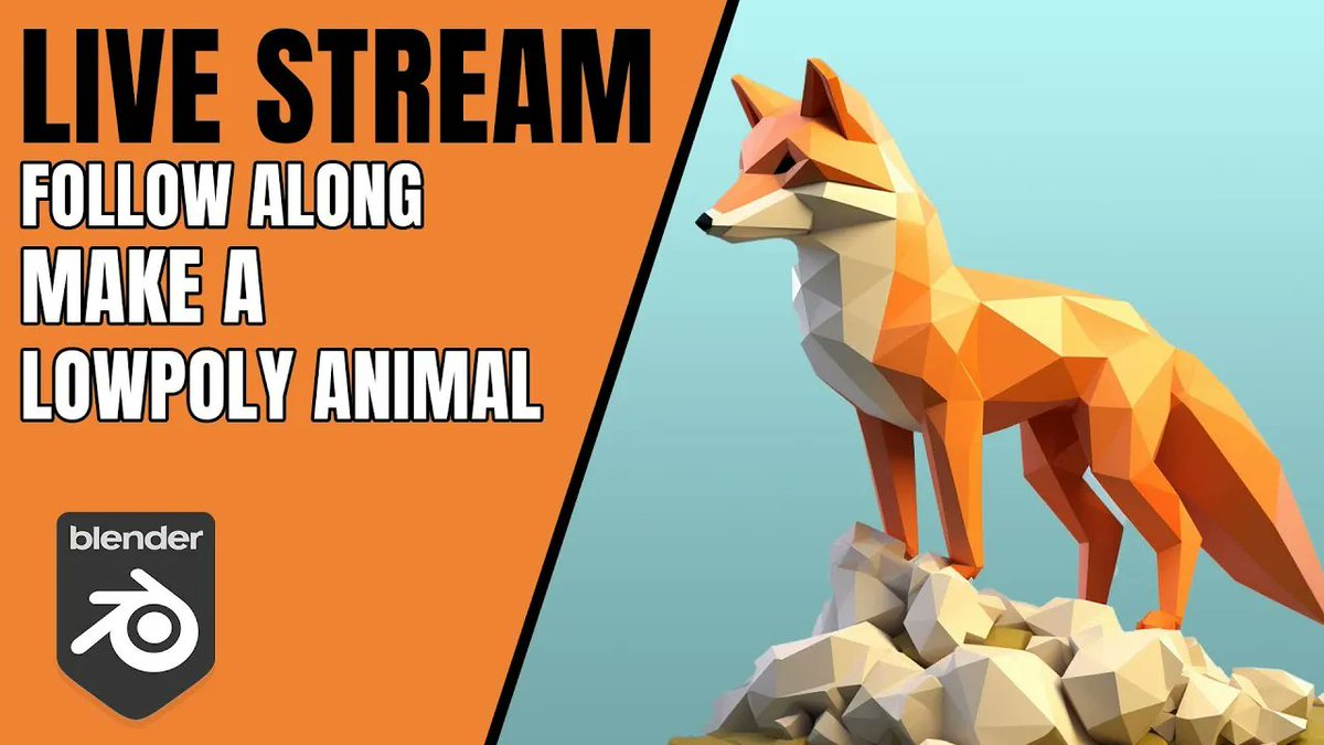 GameDevTV's tweet image. @grantabbitt is back with Part 2 of the low poly animal creation extravaganza! 🦓🎨 Get your creative juices flowing and hop on this artistic adventure with him! 🦊 Watch here 👉👉daily.gamedev.tv/follow-along-a… 

#GameDev #GameDevDaily #IndieDev #Blender #B3D