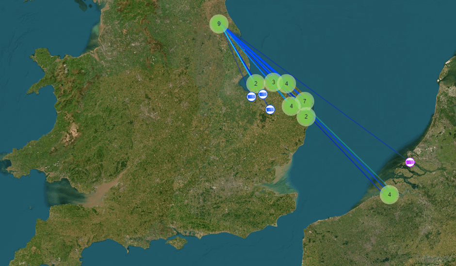 thethingsindust's tweet photo. #LoRaWAN connectivity over a 380km range.
A @DraginoTech #LHT65-S #sensor was heard across 380km, from @Connexin’s HQ in the United Kingdom to the Netherlands. This breakthrough, powered by @thethingsindust showcases the network’s range and de-duplication capabilities. https://t.co/KAzzQ1FK3A