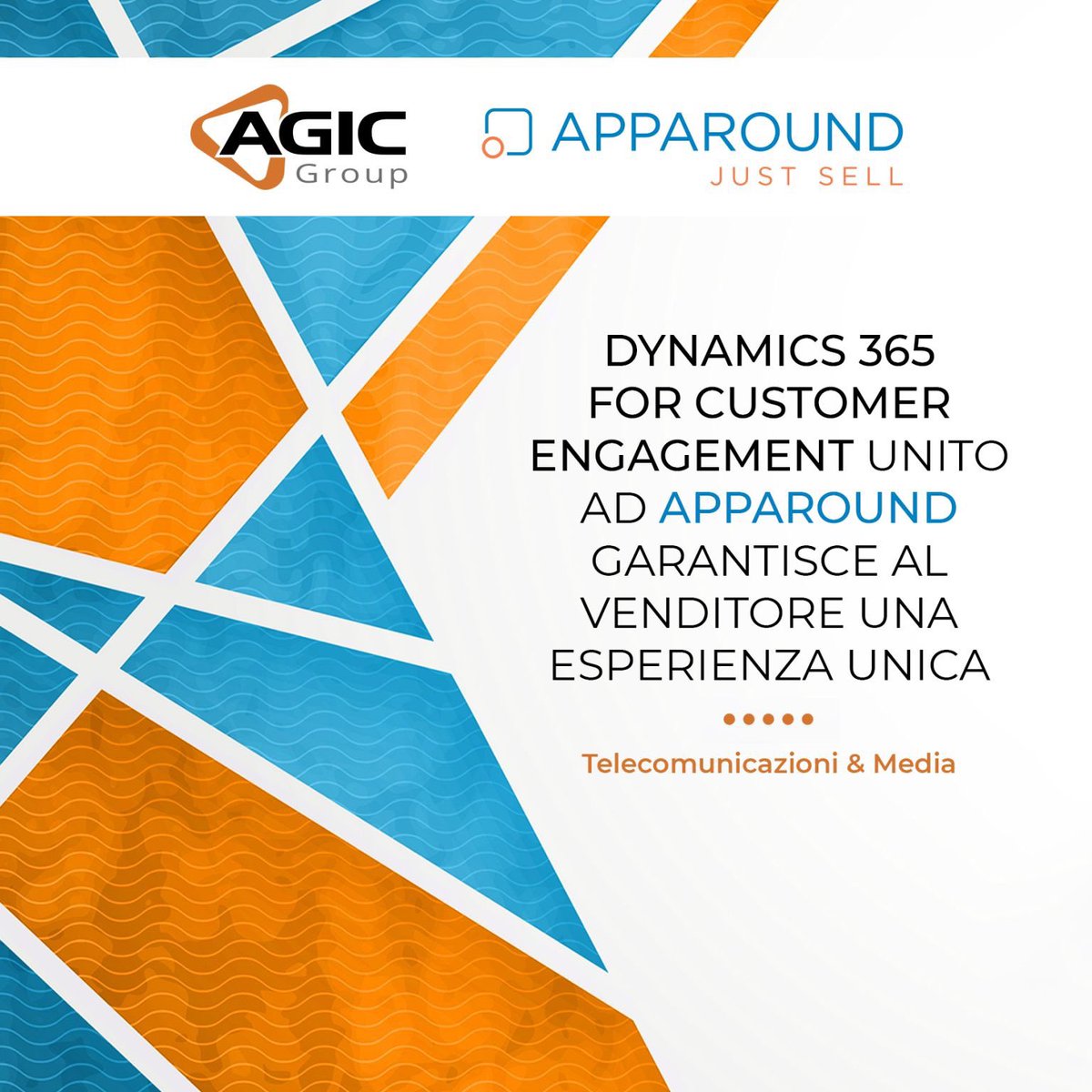_AGIC_'s tweet photo. @AGICTechnology & @Apparound
@MSFTDynamics365 for Customer Engagement unito ad Apparound garantisce al venditore un'esperienza unica e completa nella gestione della #vendita, dal lead all'ordine, passando per il configuratore avanzato #Apparound, ideale per le realtà #Telco. https://t.co/uBnA5AptcF