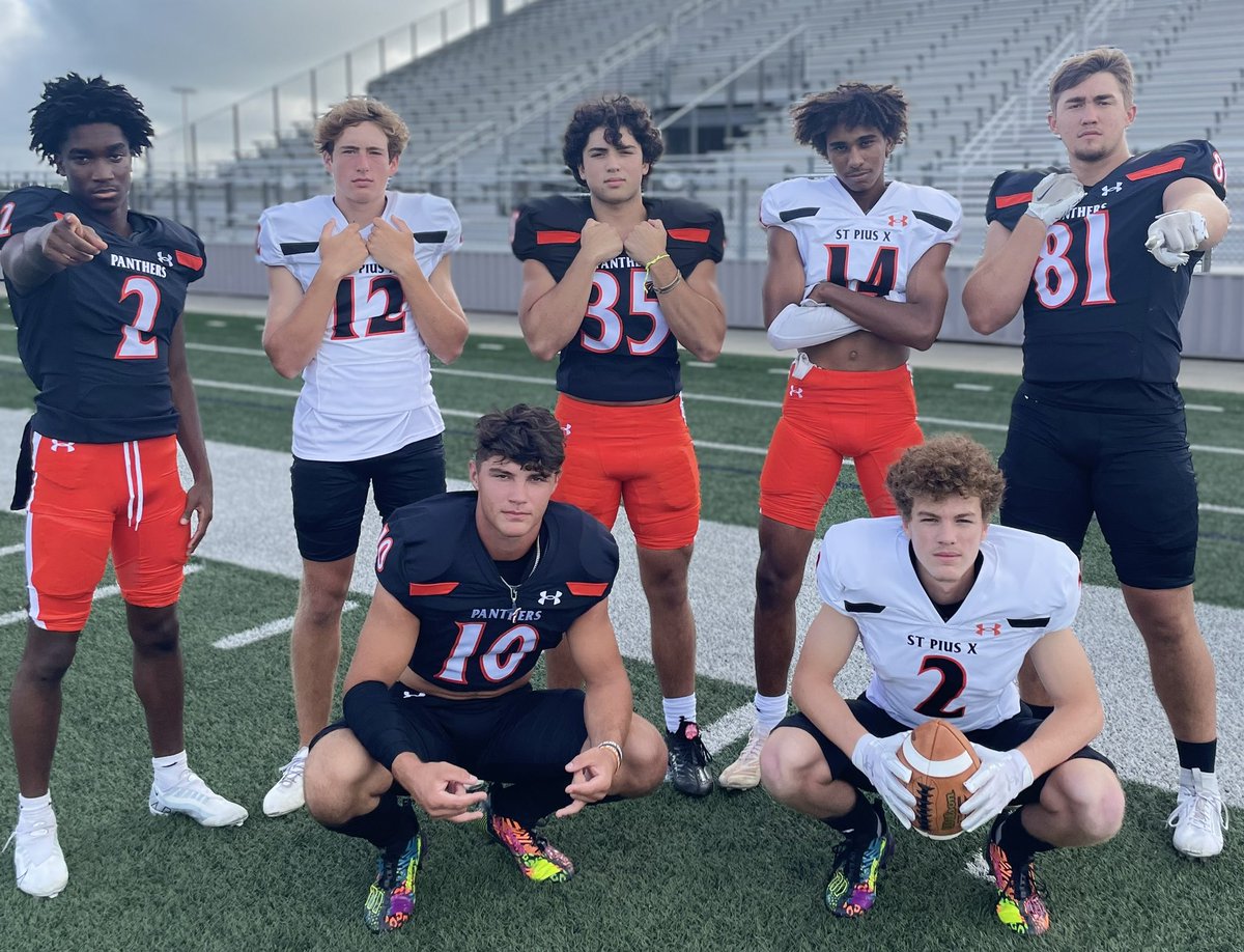 SPXFootball (@stpiusxfootball) on Twitter photo Vype Preseason Photo shoot
Let’s Go!!
#famILY
<a href="/vypehouston/">VYPE Houston</a> <a href="/MattMalatesta1/">Matt Malatesta_VYPE</a> <a href="/CranfillGreg/">Greg Cranfill</a> <a href="/JeffreySFeller/">Jeffrey S. Feller, CMAA</a> <a href="/TXPrivateFBGuy/">Texas Private School Football</a> <a href="/StPiusX/">St. Pius X High School</a> Vype Preseason Photo shoot
Let’s Go!!
#famILY
<a href="/vypehouston/">VYPE Houston</a> <a href="/MattMalatesta1/">Matt Malatesta_VYPE</a> <a href="/CranfillGreg/">Greg Cranfill</a> <a href="/JeffreySFeller/">Jeffrey S. Feller, CMAA</a> <a href="/TXPrivateFBGuy/">Texas Private School Football</a> <a href="/StPiusX/">St. Pius X High School</a>