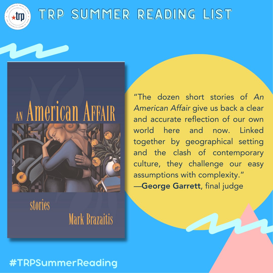 TxReviewPress's tweet photo. Let’s keep these good vibes going! This week TRP is highlighting a few of our fiction prize winners.
#TRPSummerReading #universitypress #fiction #prose #stories #GeorgeGarrett #fictionprize #summer2023 #books #summer #readinglist #summerreading #reading #literarycommunity https://t.co/FoWGUZwDg3