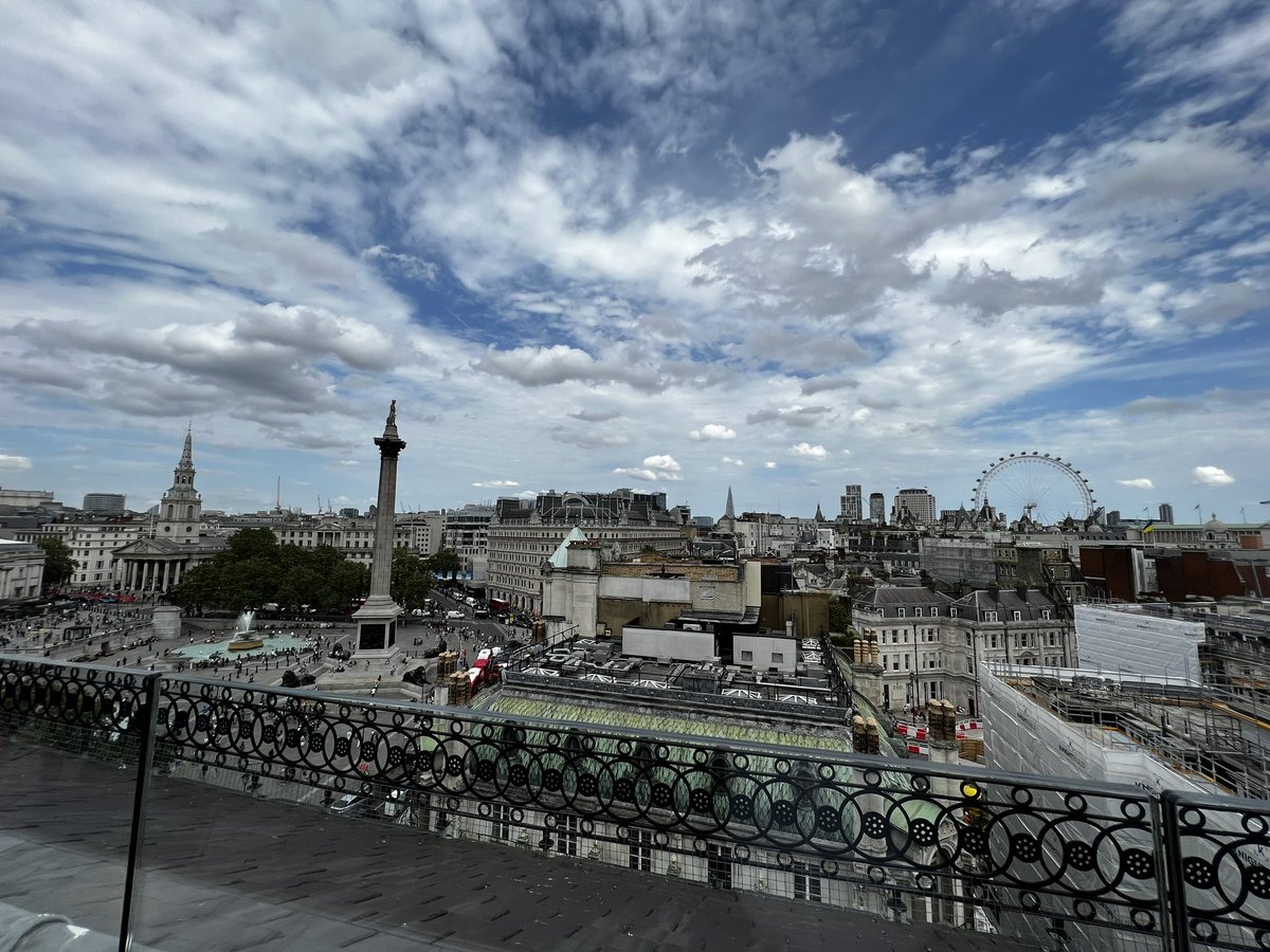 Not a bad view for pre-networking refreshment.