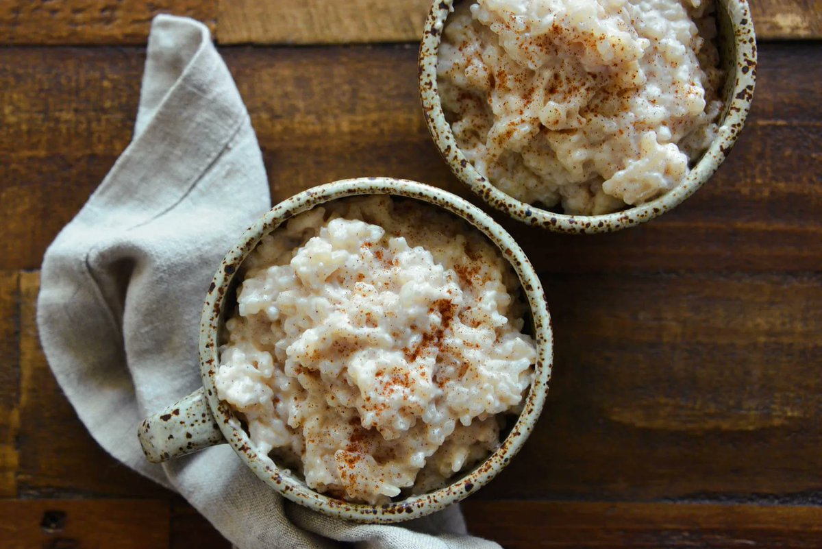 Here's how to make an old fashioned rice pudding recipe that tastes like creamy vanilla clouds and hugs from Grandma. dishnthekitchen.com/old-fashioned-…