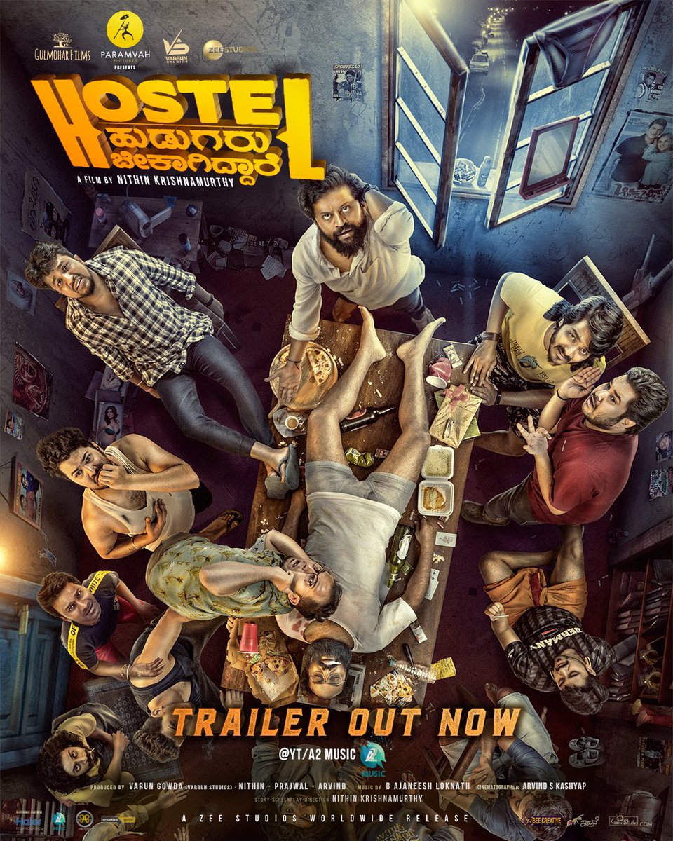 shetty_rishab's tweet photo. ನಾನು ಮತ್ತು ನನ್ ಜೂನಿಯರ್ಸ್ ಸೇರಿ ಬರ್ತಿದೀವಿ ಇದೇ ಜುಲೈ 21ಕ್ಕೆ

 Trailer Link - https://t.co/zdHi6eByGL 
 ಚಿತ್ರ ಮಂದಿರದಲ್ಲಿ ಸಿಗೋಣ! 

#HHBOnJuly21 #HHB #ComeOnBoys #HostelHudugaruBekagiddare #NithinKrishnamurthy @AJANEESHB #AravindKashyap https://t.co/bdeFYyzkTb