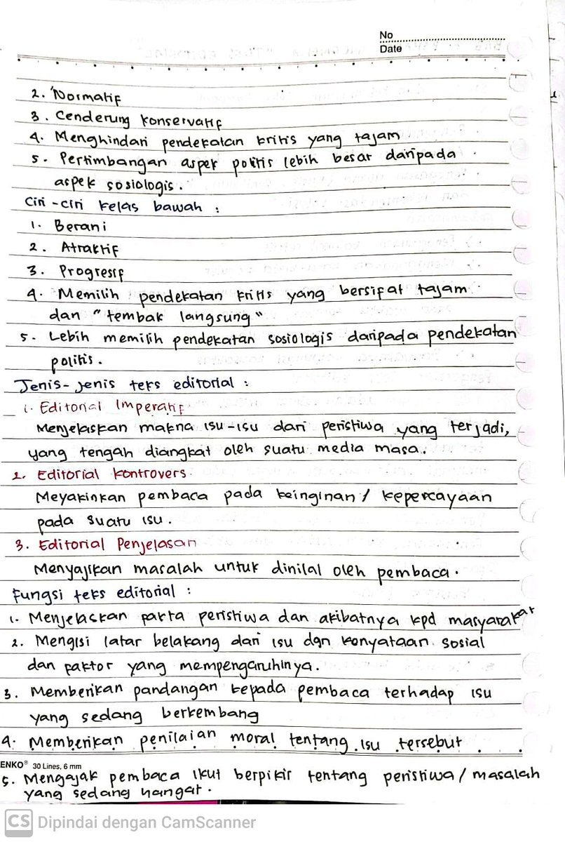 noenaaniaa's tweet photo. [ catatan materi kelas 12 ; teks editorial — bahasa indonesia ] https://t.co/UB62ui0Rul