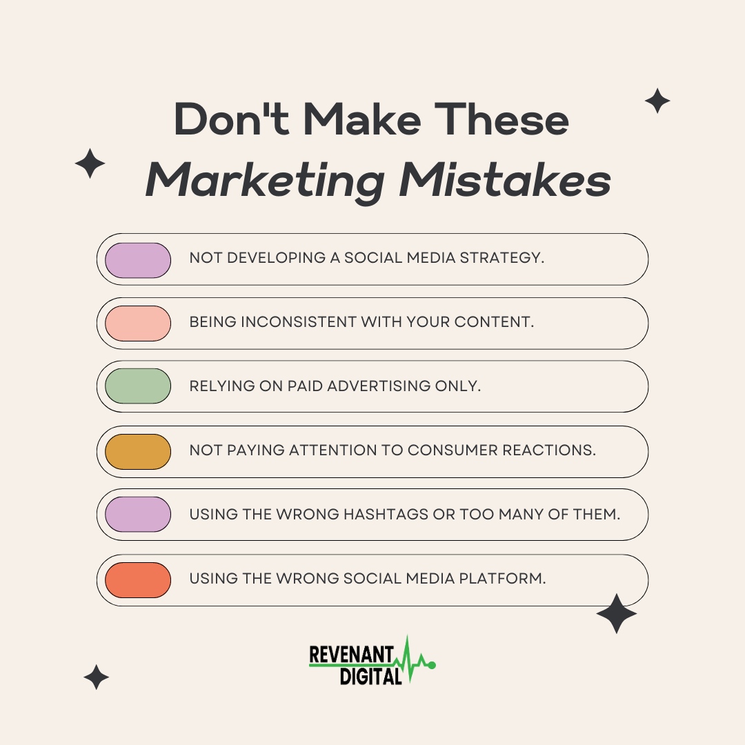 alexsontx's tweet image. 🚫 Don&apos;t make these marketing mistakes! 

👇 Check out our list below to ensure your marketing efforts stay on track and lead you to greater success.

 #MarketingMistakesToAvoid #LearnFromOthers