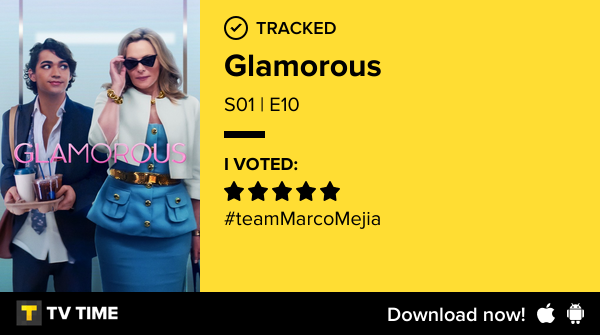 MeganckBenjamin's tweet photo. Je viens de regarder l'épisode S01 | E10 de Glamorous! #glamorous  https://t.co/H5W82ZKymI #tvtime https://t.co/M77LrdOCvE