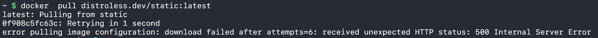 csarva's tweet photo. It's all fun and games until your builds start failing due to some random breakage because of upstream org changes

@chainguard_dev  @Cloudflare https://t.co/ik71UmXnYv
