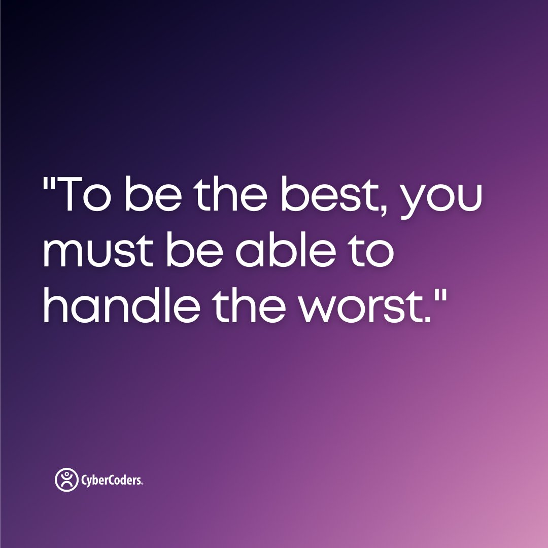 CyberCoders's tweet image. When it comes to success, it&apos;s not about how you handle the good, but how you handle the bad.

#cybercoders #mondaymotivation #motivationmonday #quote