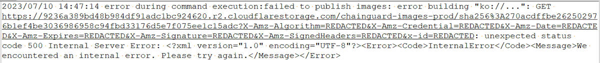csarva's tweet photo. It's all fun and games until your builds start failing due to some random breakage because of upstream org changes

@chainguard_dev  @Cloudflare https://t.co/ik71UmXnYv