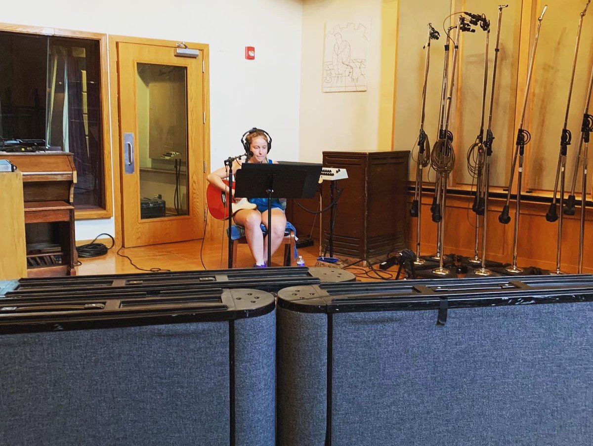 the_water_dogs's tweet photo. Back in the studio @GCRaudio over the weekend with our favorite audio engineer Fred Betschen!  New stuff in the works💫✨🎸 
#gcr #recording #band #thewaterdogs #siblingband #femaleledband #NewMusic #music https://t.co/PYE5R0RLnT