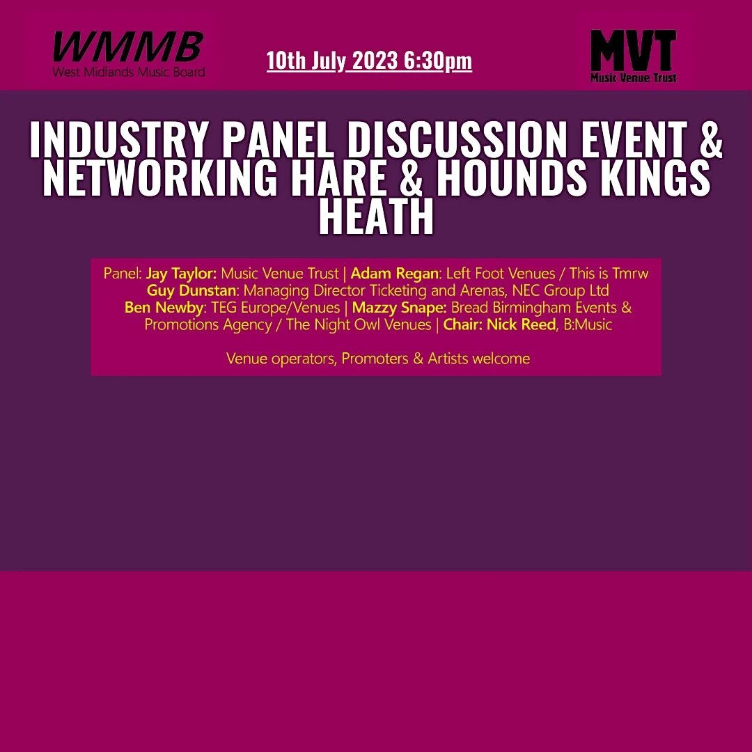 Bread Birmingham (@breadbirmingham) on Twitter photo We're so excited to be taking part in the West Midlands Venue Summit today at the <a href="/hareandhounds/">Hare & Hounds Birmingham</a>! 🙌
Our very own @MazzySnape is part of the panel from 6:30pm, discussing the opportunities and challenges facing the live music sector! 👀
eventbrite.co.uk/e/652037982157 We're so excited to be taking part in the West Midlands Venue Summit today at the <a href="/hareandhounds/">Hare & Hounds Birmingham</a>! 🙌
Our very own @MazzySnape is part of the panel from 6:30pm, discussing the opportunities and challenges facing the live music sector! 👀
eventbrite.co.uk/e/652037982157