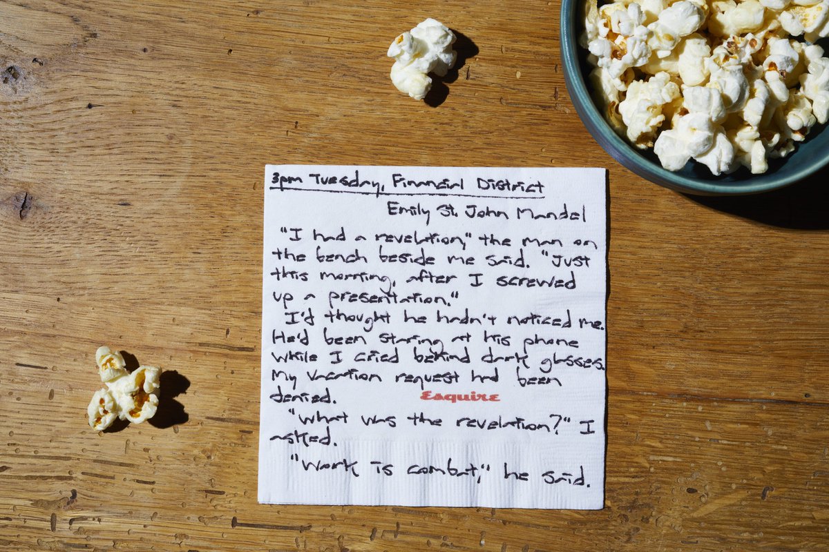 Esquire (@esquire) on Twitter photo From <a href="/EmilyMandel/">Emily St. J. Mandel</a>: esqr.co/x3Ga41i From <a href="/EmilyMandel/">Emily St. J. Mandel</a>: esqr.co/x3Ga41i
