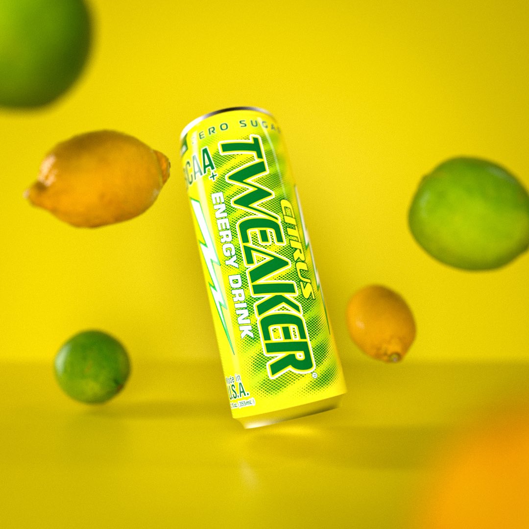 Tweaker_Energy's tweet photo. 🍋Squeeze the Power of Citrus 🍋

Introducing our all-new, game-changing 12 oz Sugar-Free Energy Drink in Citrus flavor! 🎉 

Get ready to ignite your day with a refreshing burst of lemon-lime! 💥💚

Learn more: https://t.co/z4dPgVpkXA https://t.co/WiQgjuH2td