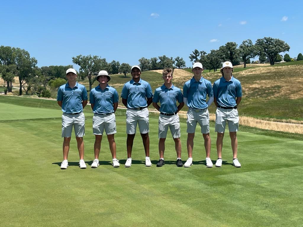 TeamIowaGolf's tweet photo. Practice round at The Harvester today!!!  Blasting off to Texas in just a few days!!!!  Let's go!

Shoutout to our Hole-inOne sponsors we will be wearing on our sleeves!!!
GTI USA 
DeWild Construction Company, LLC. https://t.co/kLYKlNFrrV
