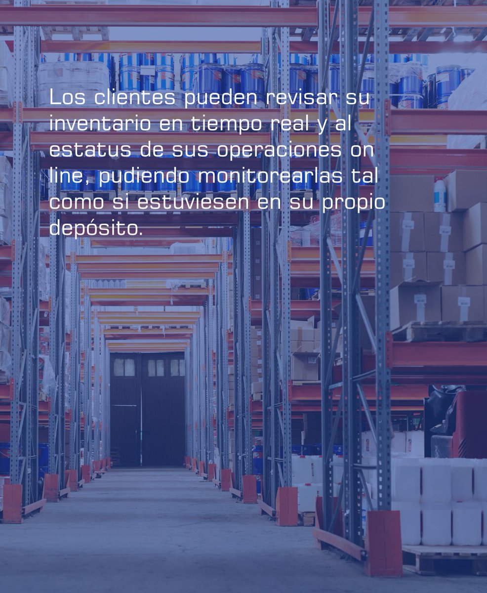 lobraus's tweet photo. Los clientes pueden revisar su inventario en tiempo real y al estatus de sus operaciones on line, pudiendo monitorearlas tal como si estuviesen en su propio depósito.

#supplychain #lobraus #logistica https://t.co/knppCgQZWN