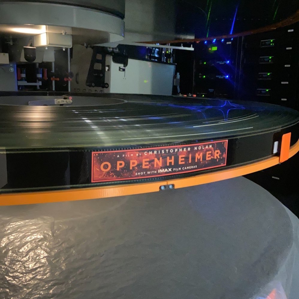 Dexerto's tweet image. The IMAX print of Oppenheimer weighs around 600 lbs (272 kg)