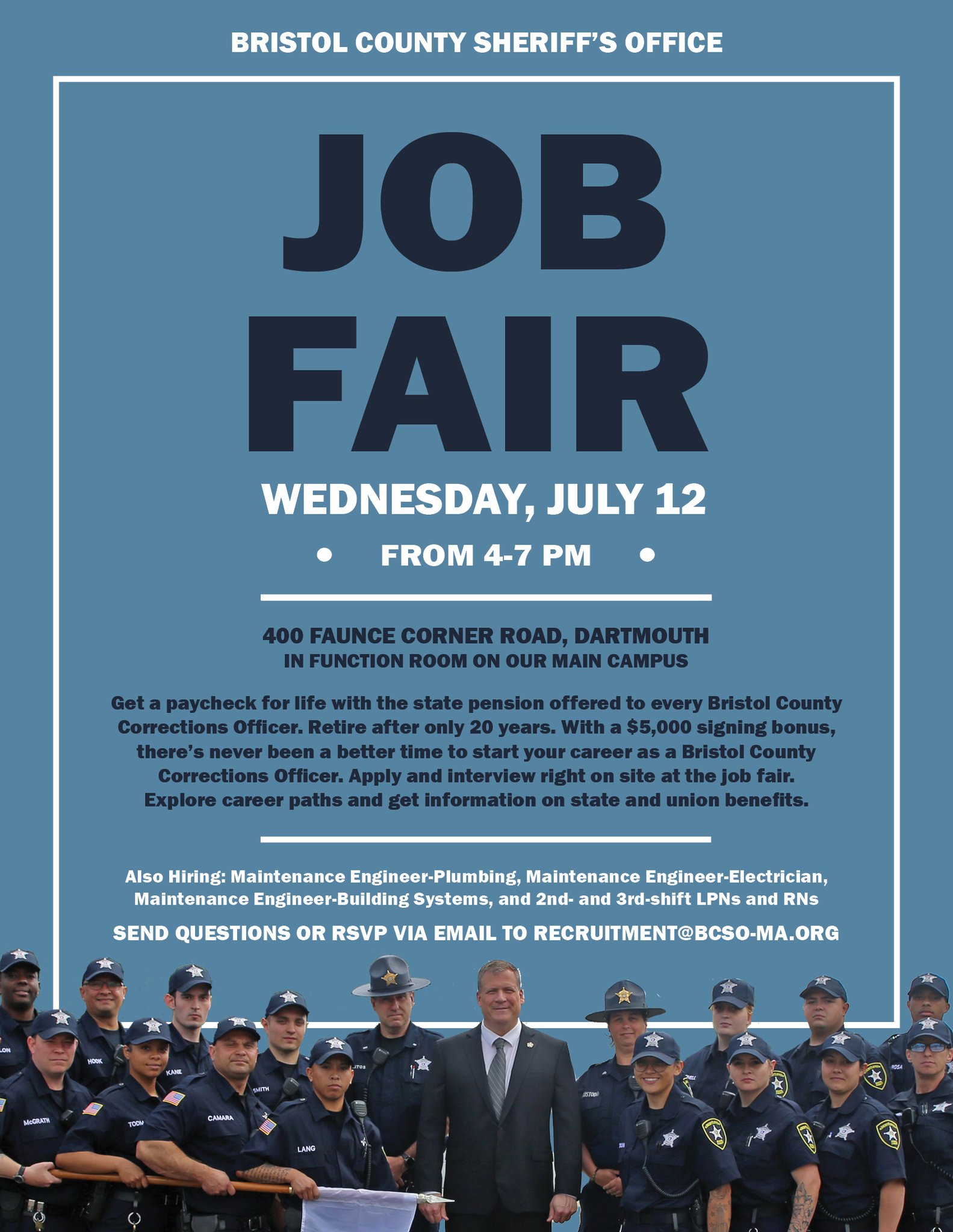 Bristol County Sheriff's Office on Twitter "JOB FAIR JULY 12 Get a
