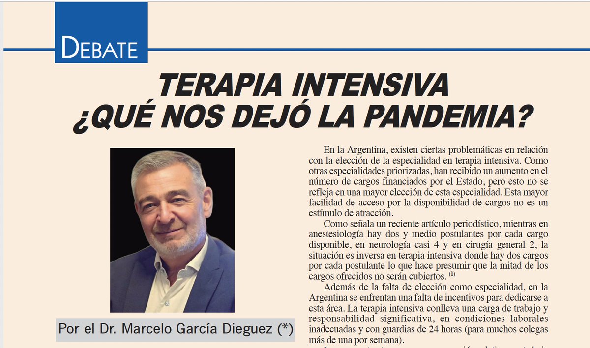 marcegd01's tweet image. Los cuidados criticos son un componente esencial del sistema de salud. Su recurso humano esta en crisis ¿Que podemos hacer? Te dejo mis reflexiones publicadas en @RevistaMedicos #CapitalHumanoSalud #RRHHSalud #TerapiaIntensiva
🖥️👉👉acortar.link/K9TyZn