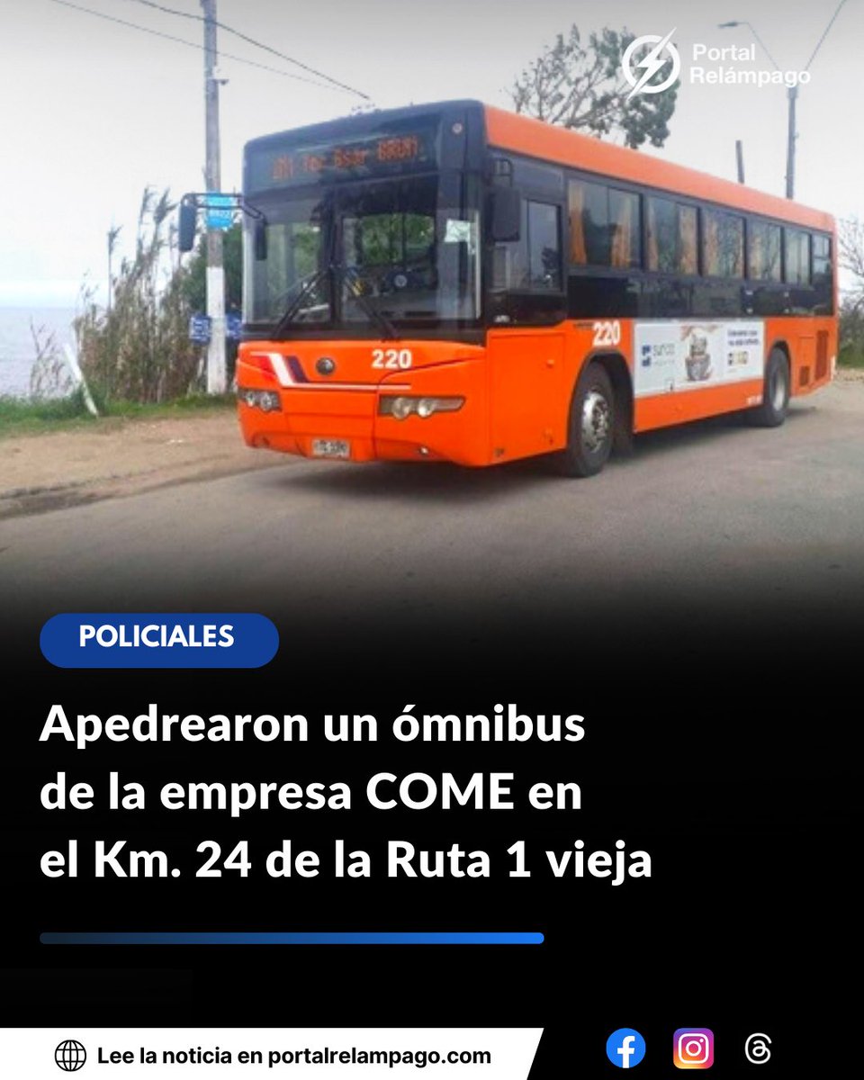 RelampagoPortal's tweet photo. #Policiales 🚨 | Los costos de reparación de la unidad están estimados en 16.000 pesos uruguayos.

📲 La noticia 👉 https://t.co/45W3Zku3Gh

#Noticias #Información #CiudadDelPlata #SanJosé #Uruguay https://t.co/a6DZukjD3e