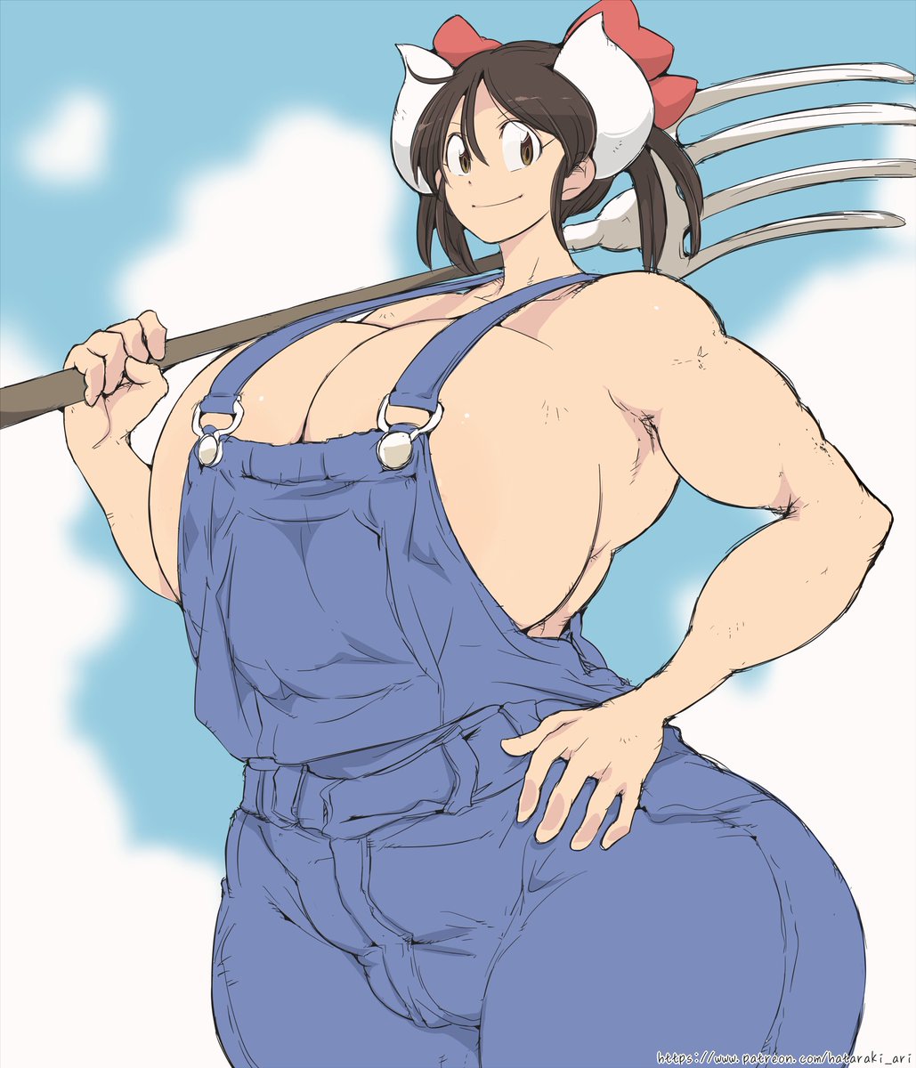 オーバーオールスキ美 Sukimi in overalls"rough"
patreon: https://t.co/7lmNdciobt 

裸オーバーオールいいよね 