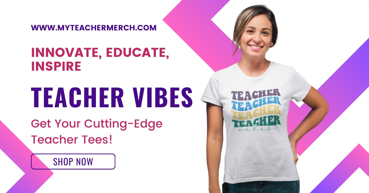 👩🏫✨ Introducing our 'Teacher Vibes' t-shirt! 👕🌟 myteacherlife.org/product-page/t…

#TeacherVibes #EducatorStyle #PassionForTeaching #InspiringMinds #TeacherPride