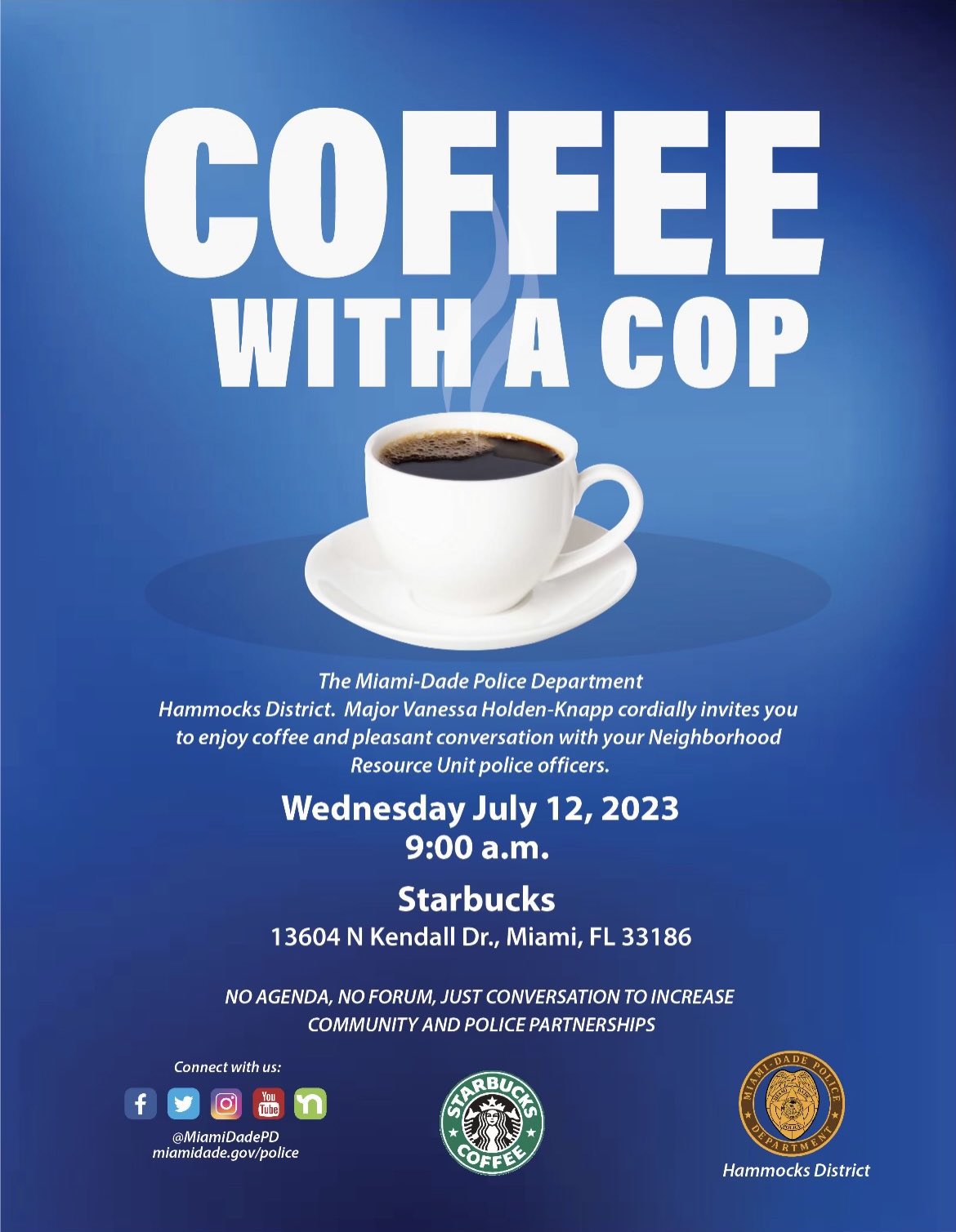 MiamiDade Police on Twitter "Join our Hammocks District Neighborhood