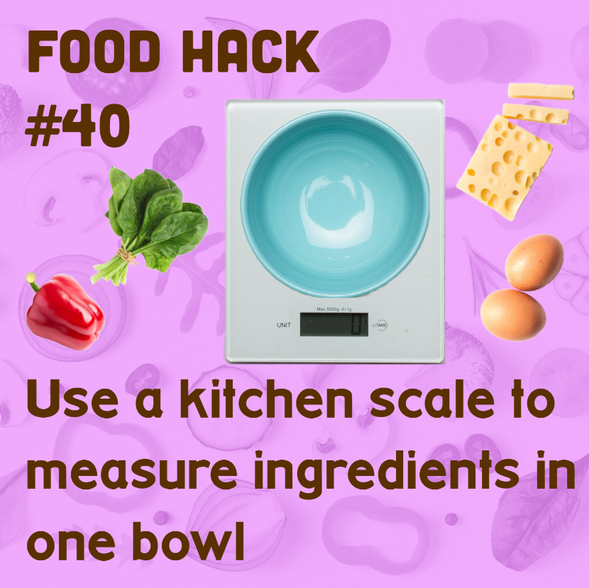 BluebonnetNutri's tweet photo. Cut down on measuring bowls and spoons you have to wash by converting to grams and measuring everything in one bowl with a kitchen scale!

#bluebonnet #bluebonnetnutrition #healthyliving #foodhacks #bbnfoodhacks https://t.co/y2IofZfnKb