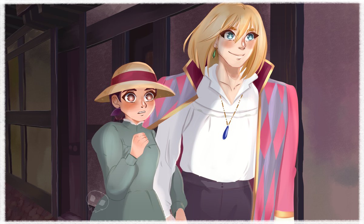 DrawsHanari's tweet photo. Long time no tweet here is some #ghibli Howls Moving Castle fanart I did a while ago should I do more?

#artist #fanart #screenshot #digitalart #illustration #Artists #artistontwittter #DigitalArtist #Redraw #artwork https://t.co/kflucNO5ua