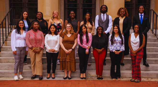 USCBeaufort's tweet photo. USCB students and Ronald E. McNair Scholars Sierra Brown, Andrea Santibanez and Rose Van Etten won awards during the summer program at the University of South Carolina-Columbia. 🏅 Santibanez received the top honor and was selected to present her research in Los Angeles, CA. https://t.co/JNaHZtQUxq