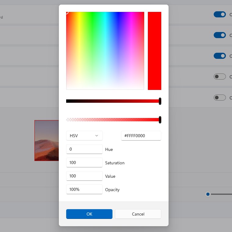 Computer enthousiast on twitter windowsinsider the advanced color