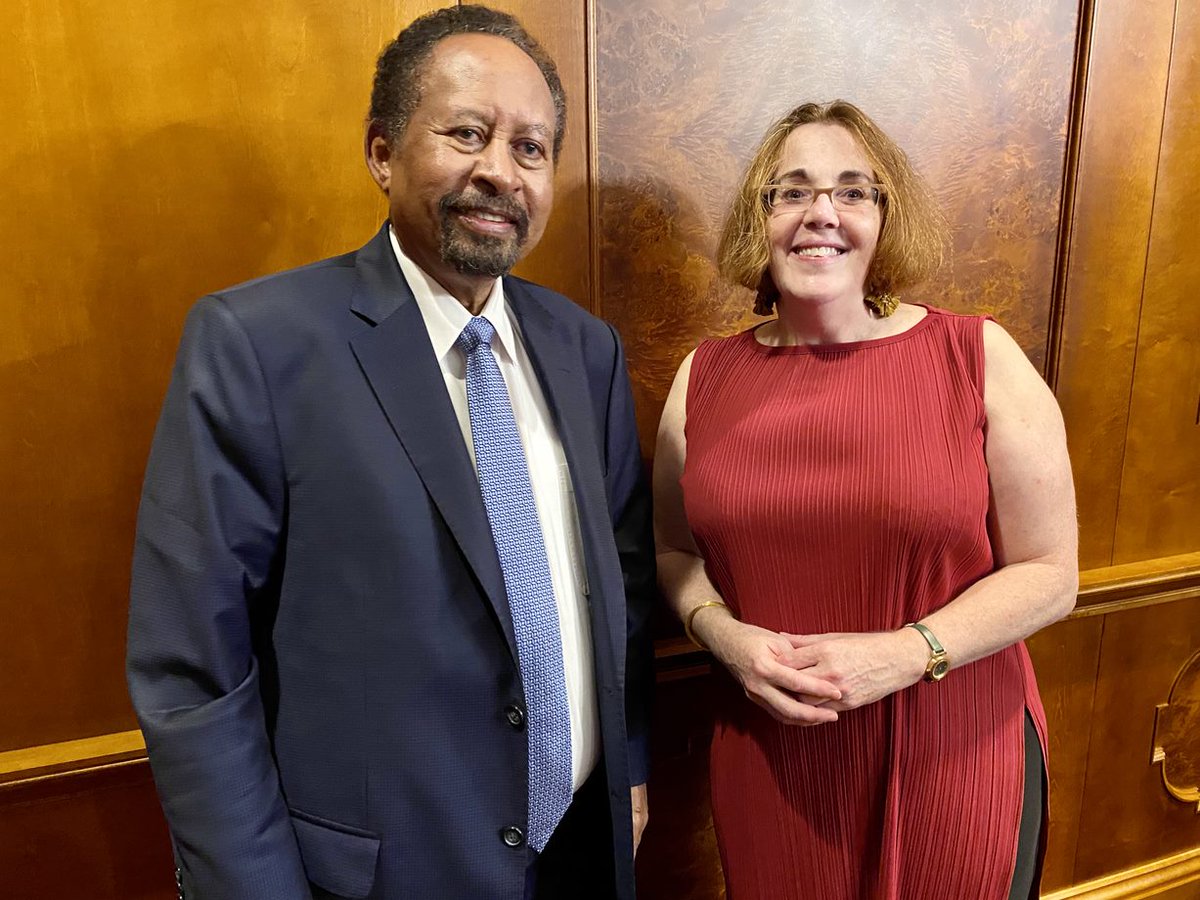 Proud to meet with former Sudanese PM Hamdok today to discuss U.S. support for civilian initiatives to chart a new process to establish a civilian-led democratic transition.  Agreed on the need to support an inclusive and transparent process that represents the full diversity of