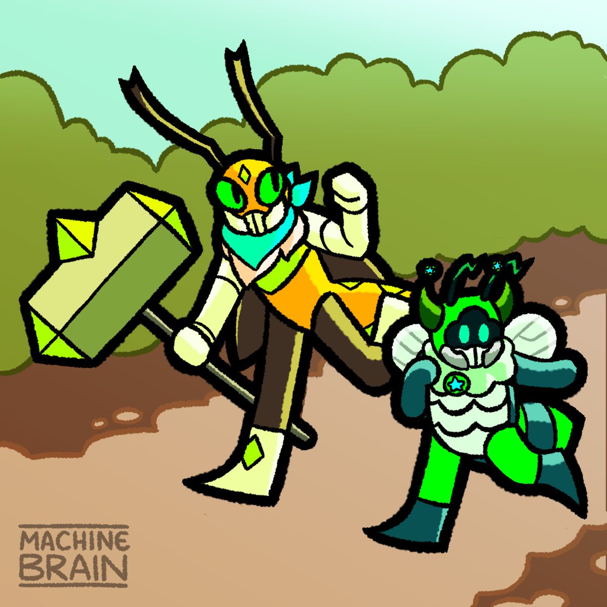 machinexbrain's tweet photo. revenge for @LemmyKirby of their characters lemble and lemansp! #artfight2023 #artfightvampires #artfightwerewolves https://t.co/gRvbHMAlug