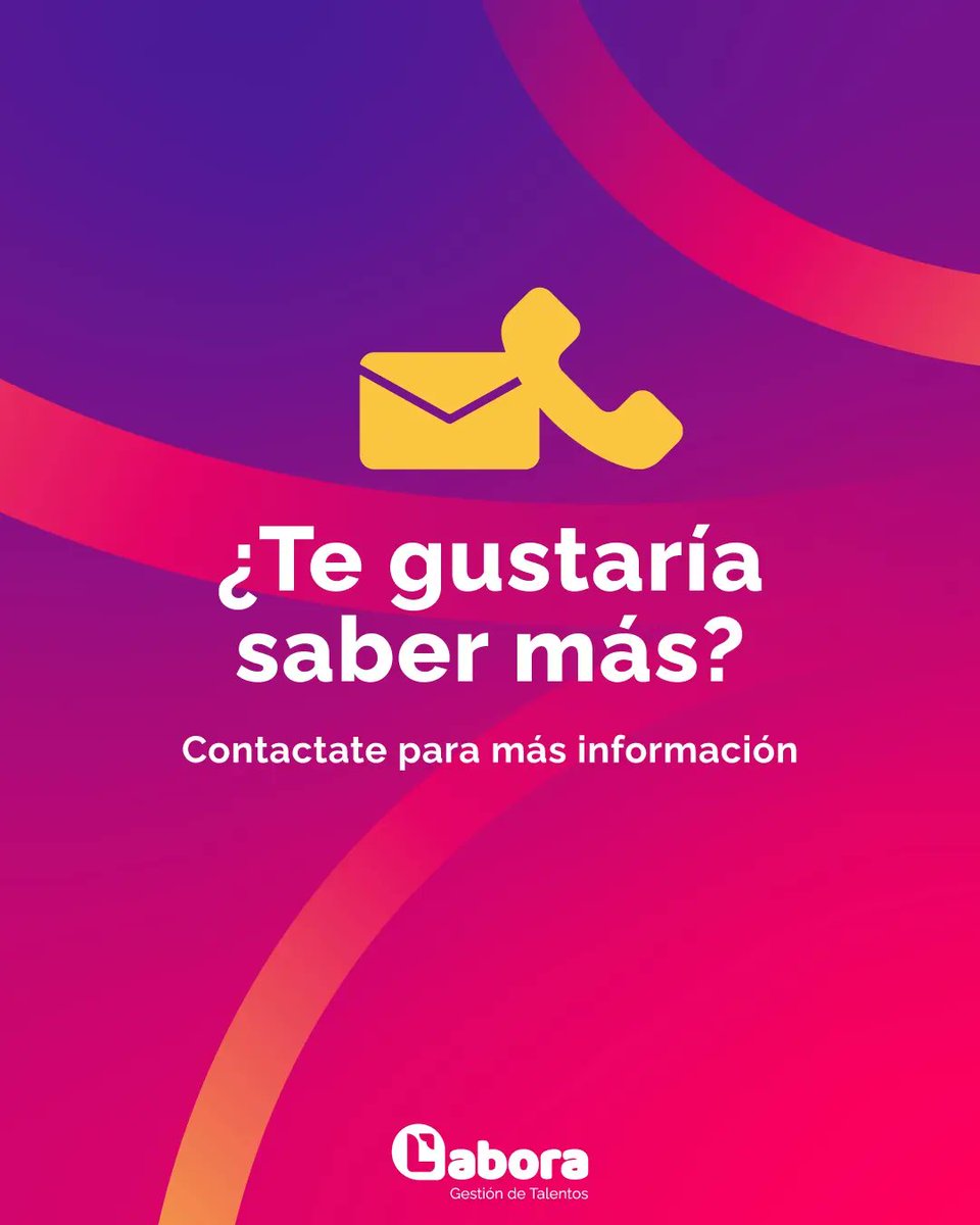 En labora trabajamos descubriendo tu potencial partiendo de tus logros. 

Te brindamos las herramientas necesarias para que puedas destacarte en el ámbito laboral y alcanzar el éxito profesional que deseas. 

¡Estamos comprometidos con tu crecimiento!