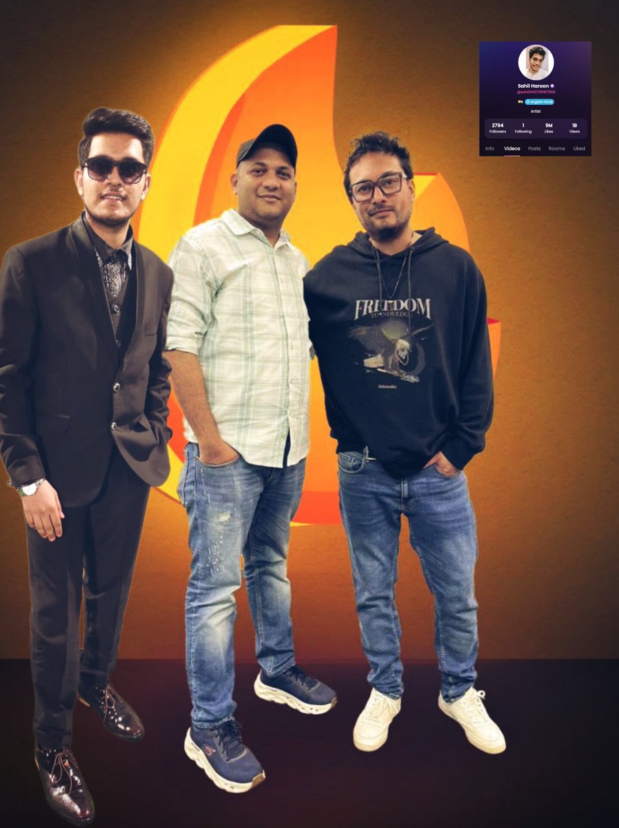 SahilHaroon08's tweet photo. We are overjoyed to feature the Canadian singer Raghav for his latest single "Desperado" and we know he will rock it!
#Chingariapp #Chingari #raghav #SahilHaroon #raghavsinger #desperado #lifeatchingari #chingariwallofstars #SahilHaroonchingariwallofstars @Chingari_IN https://t.co/Wux9J6cvyF