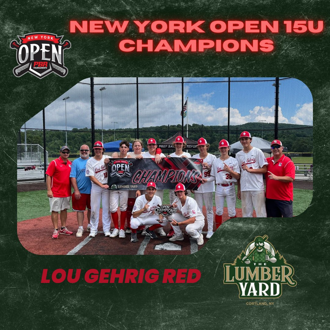 The Lumber Yard (@lumberyardny) on Twitter photo 🚨New York Open 15u Champs🚨
Congrats to Lou Gehrig Red on winning this weekend's 15u New York Open‼️🏆 <a href="/LGIHBaseball/">Lou Gehrig Iron Horse Travel Baseball</a>
<a href="/PBRTournaments/">Prep Baseball Tournaments</a> 🪵🪓 🚨New York Open 15u Champs🚨
Congrats to Lou Gehrig Red on winning this weekend's 15u New York Open‼️🏆 <a href="/LGIHBaseball/">Lou Gehrig Iron Horse Travel Baseball</a>
<a href="/PBRTournaments/">Prep Baseball Tournaments</a> 🪵🪓