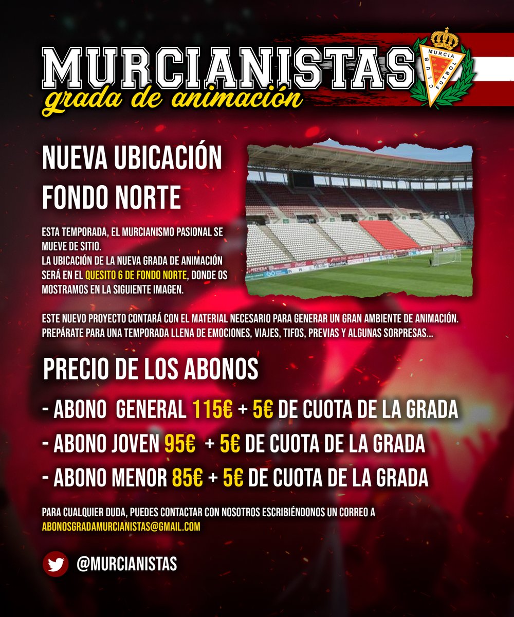 CAMPAÑA DE ABONOS 23/24 CON MUCHAS NOVEDADES!!

#MURCIANISTAS