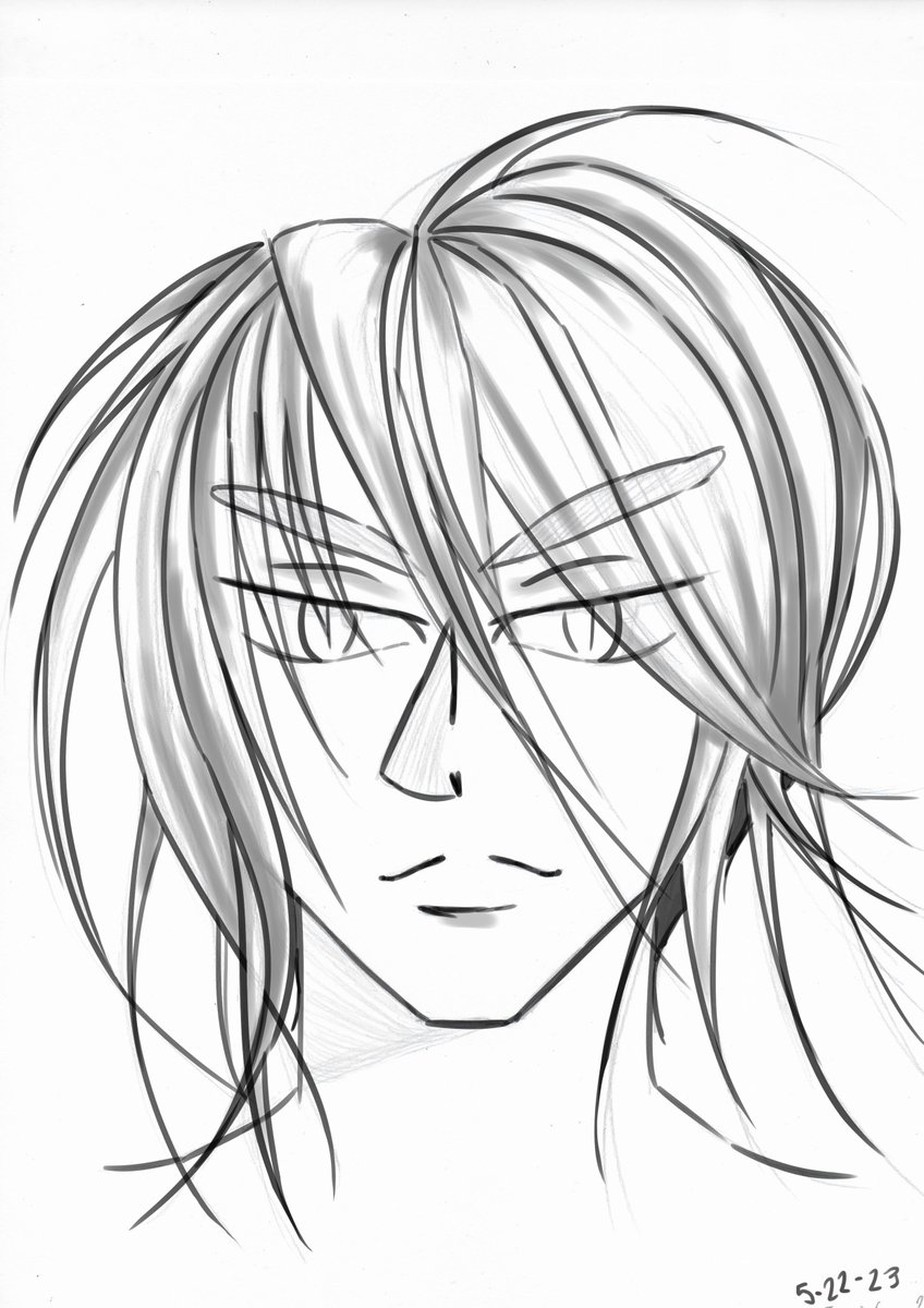 DizzyIcicle's tweet photo. Anime drawing before and after https://t.co/mI24qOKEfd