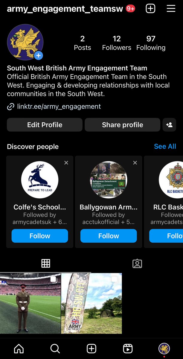 South West British Army Engagement Team (@engagementsouth) on Twitter photo Announcement 📣
We are now live on Instagram!!
For all the latest information & engagement activity in the south west follow the link below ⬇️
instagram.com/army_engagemen…
<a href="/BritishArmy/">British Army 🇬🇧</a> @Army_Engagement <a href="/armyjobs/">Army Jobs</a> <a href="/ArmySportASCB/">Army Sport</a> Announcement 📣
We are now live on Instagram!!
For all the latest information & engagement activity in the south west follow the link below ⬇️
instagram.com/army_engagemen…
<a href="/BritishArmy/">British Army 🇬🇧</a> @Army_Engagement <a href="/armyjobs/">Army Jobs</a> <a href="/ArmySportASCB/">Army Sport</a>
